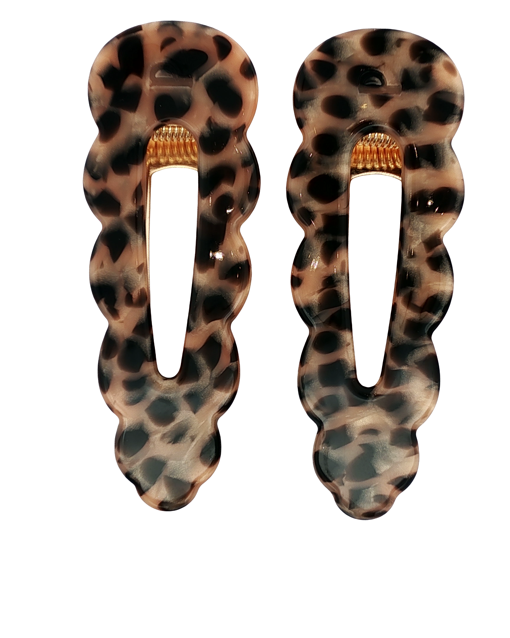 Barrettes Signature Léopard Peignée Paris Paire de barrettes Signature Léopard Peignée Paris