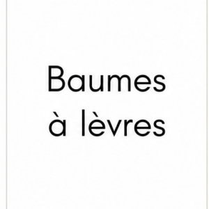 Baumes à lèvres