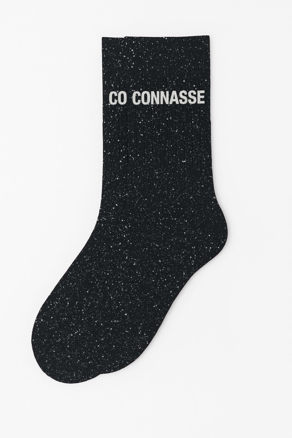 Chaussettes Connasse noir WOOM Chaussettes à paillettes Connasse noir WOOM