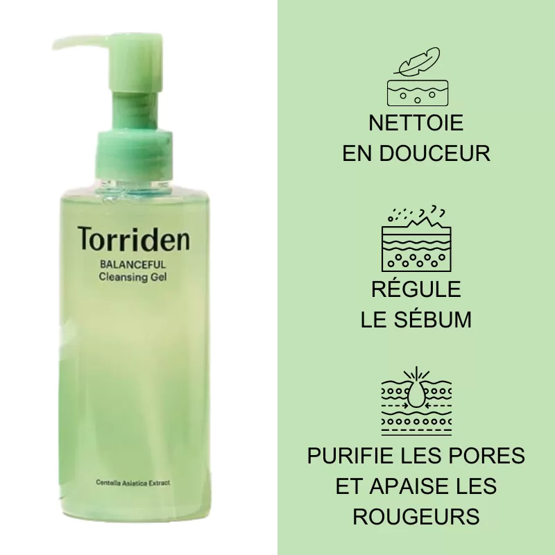 Gel Nettoyant Équilibrant CICA Torriden - visuel complémentaire