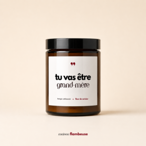 Bougie "Tu vas être grand-mère"