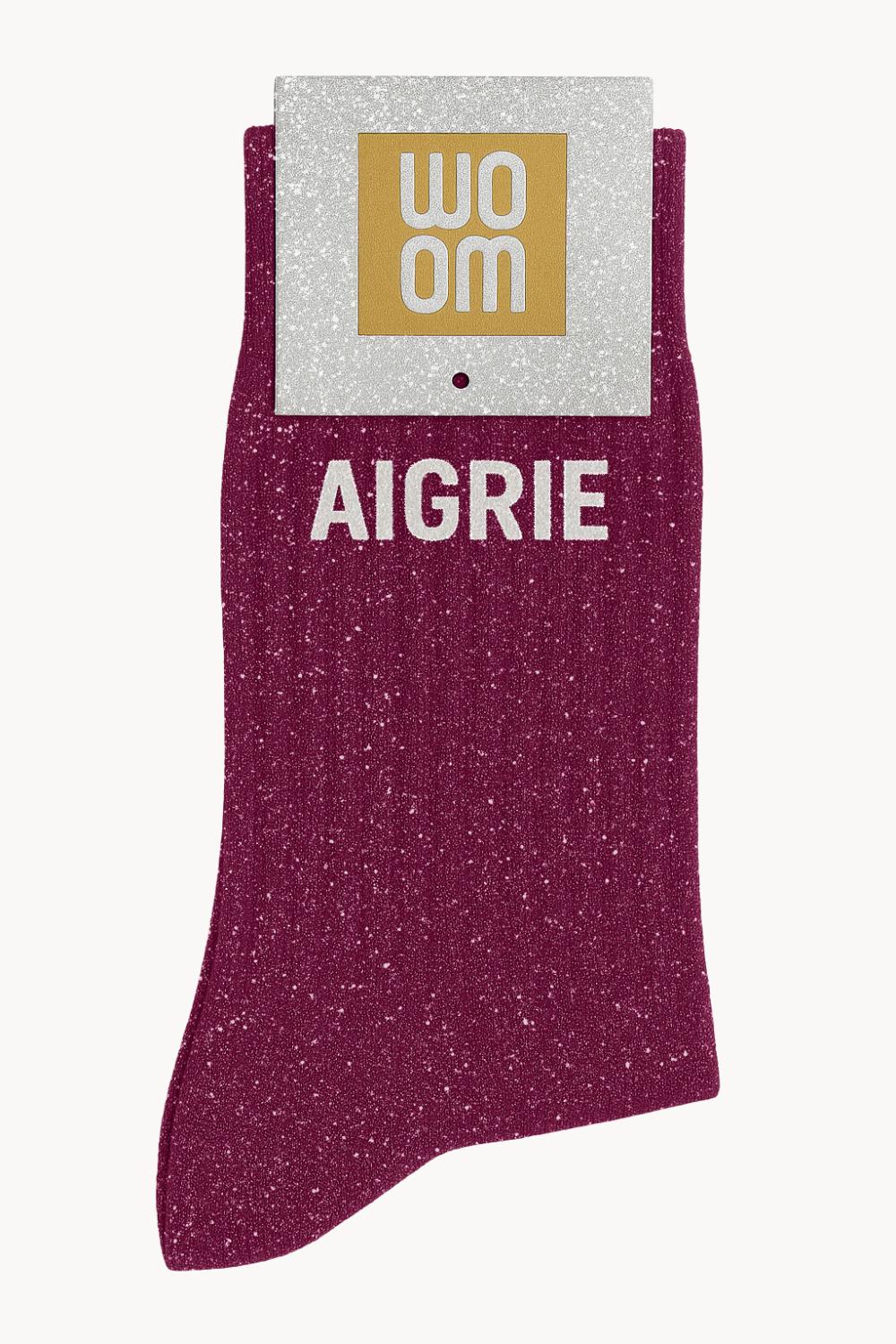 Chaussettes Aigrie WOOM Chaussettes à paillettes Aigrie WOOM