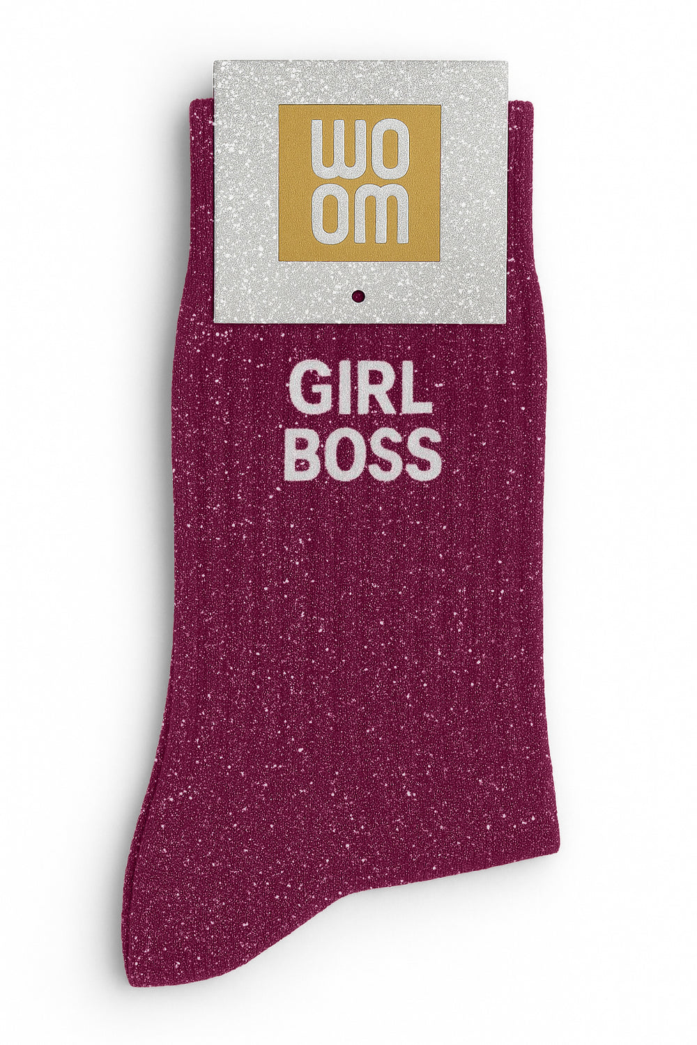 Chaussettes Girl Boss violet WOOM Chaussettes à paillettes Girl Boss violet WOOM